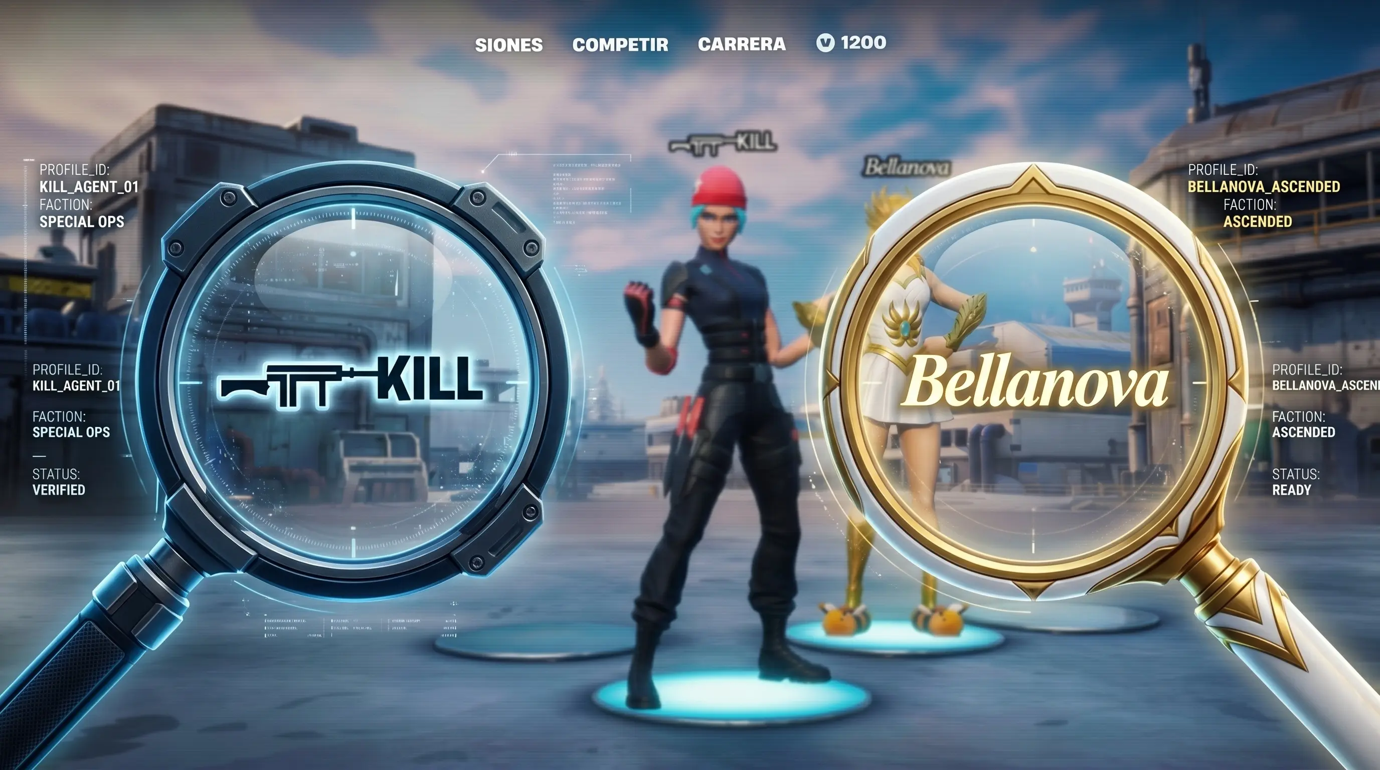 Fortnite name styles comparison showing Unicode bold and italic options 2026